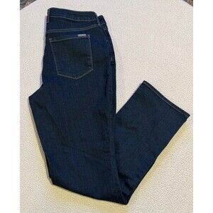 Eddie Bauer Curvy Boot Cut Stretch Jeans Size 14 Straight Stay Shape Classic New